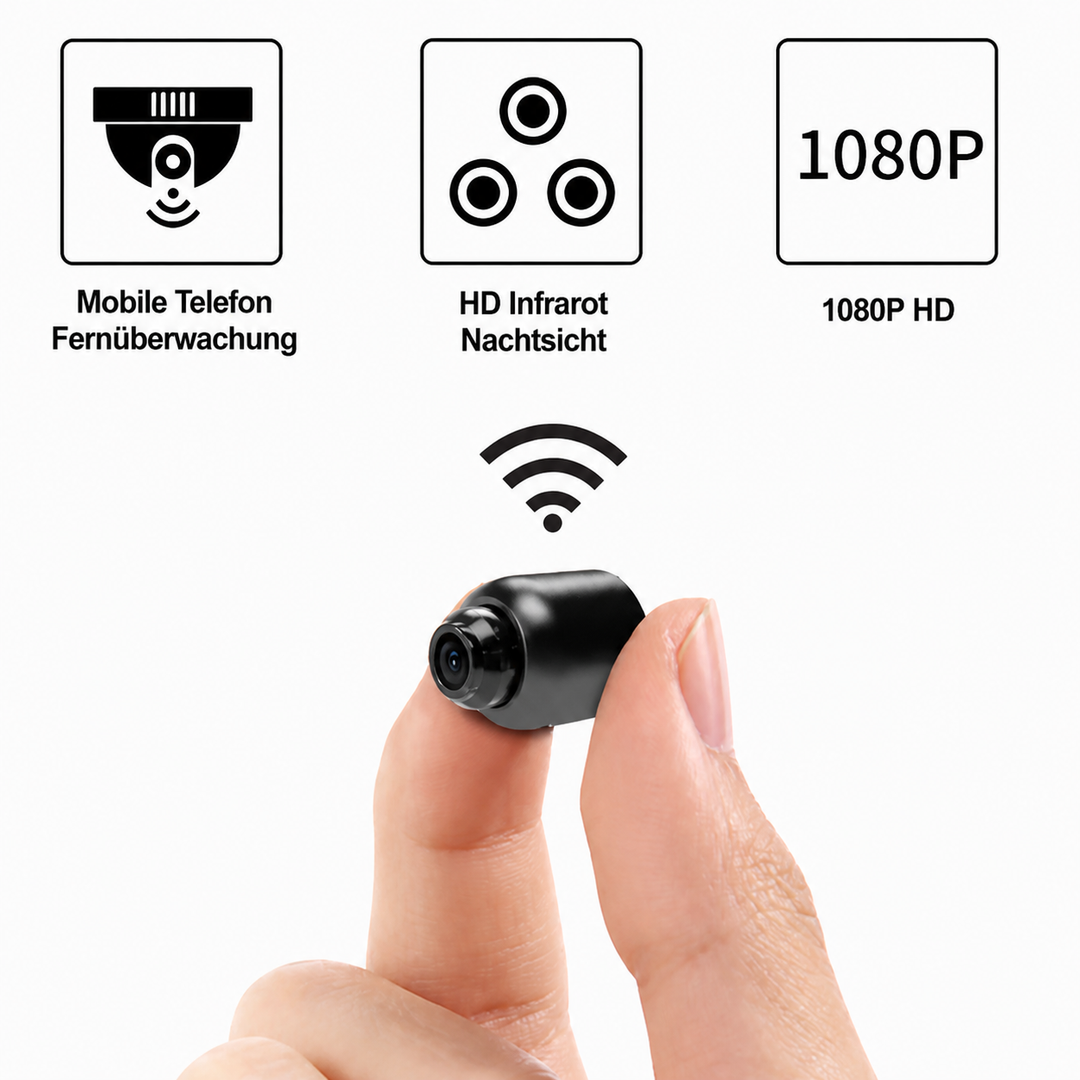 Ultracompact Wi-Fi surveillance camera with night vision | Stornfield