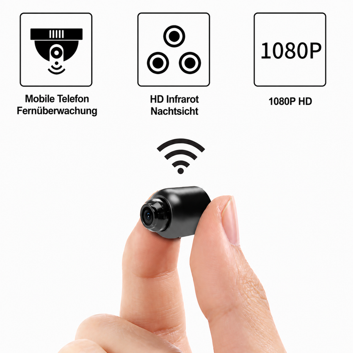 Ultracompact Wi-Fi surveillance camera with night vision | Stornfield