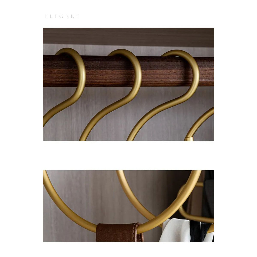 HangStruct – S-shaped metal clothing hangers (set of 5) for space saving | Stornfield
