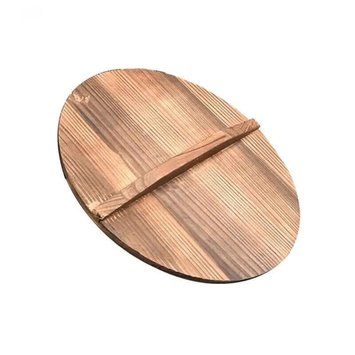 Authentic handmade iron wok – premium quality with wooden lid | Stornfield