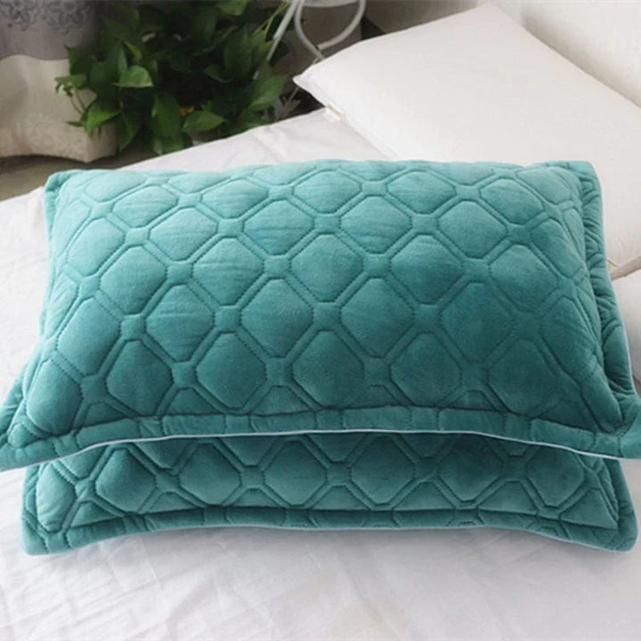 Chrisette 2 pcs Crystal Velvet Pillowcase | Stornfield