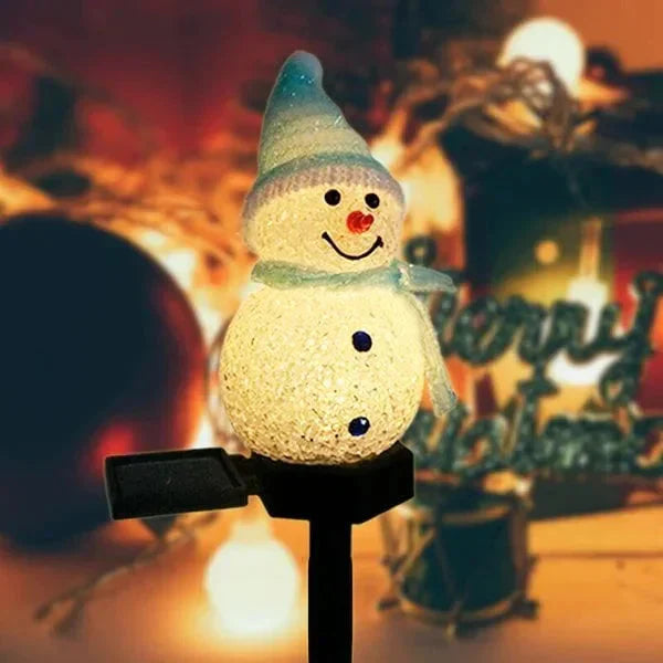 Solar-Powered Snowman Lamp - SolarSnow | Stornfield