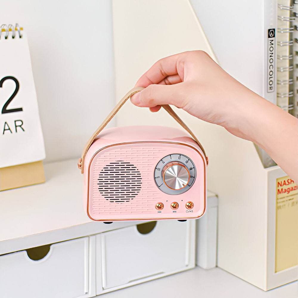 SoundRetro Bluetooth Speaker – Wireless Vintage Speaker with Deep Sound & Retro Design | Stornfield