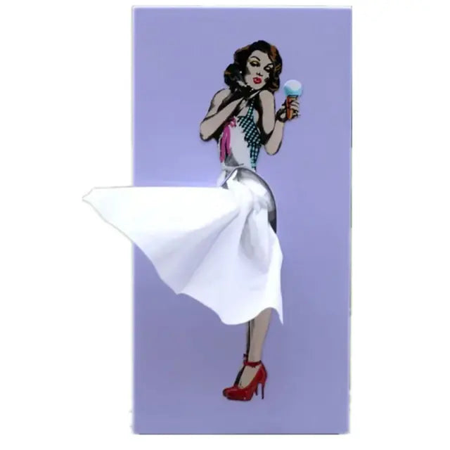 Retro Woman Tissue Box | Stornfield