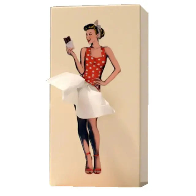 Retro Women Tissue Box | Stornfield