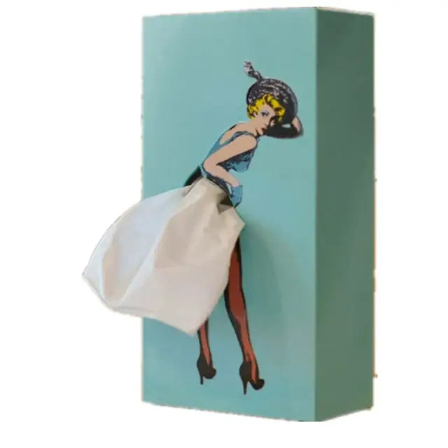 Retro Women Tissue Box | Stornfield