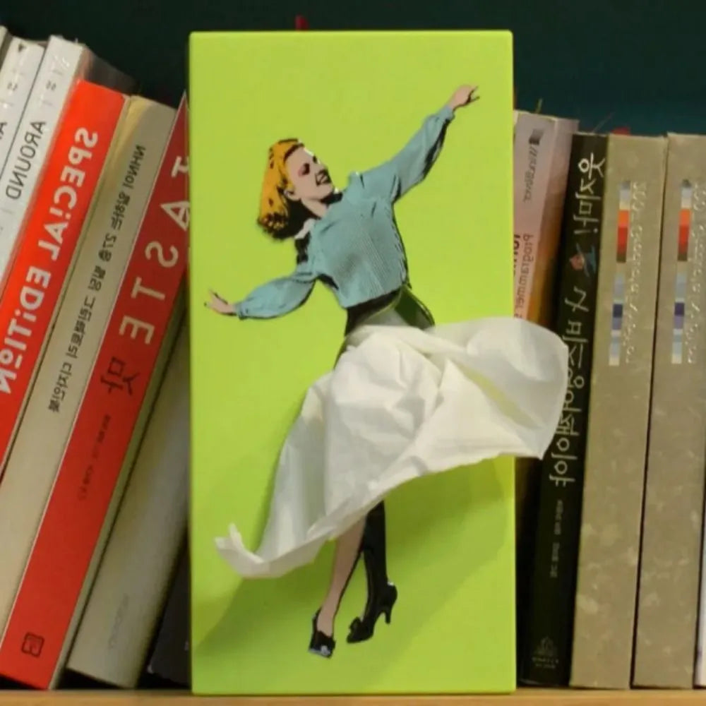 Retro Woman Tissue Box | Stornfield