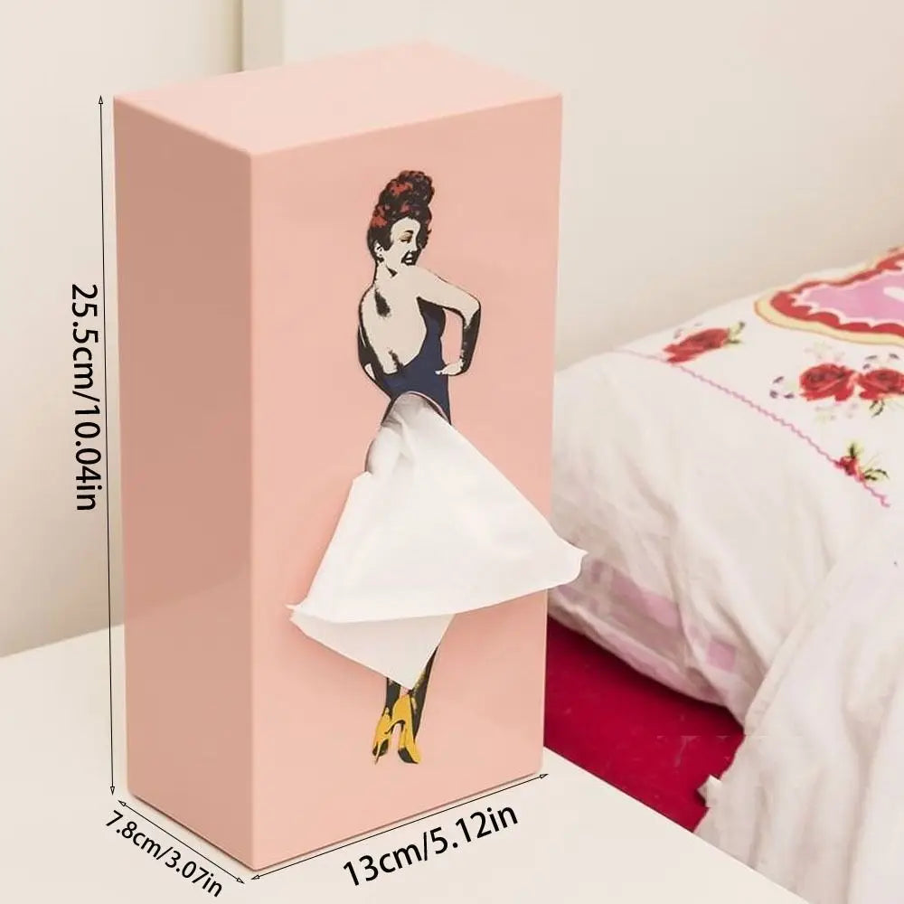Retro Women Tissue Box | Stornfield