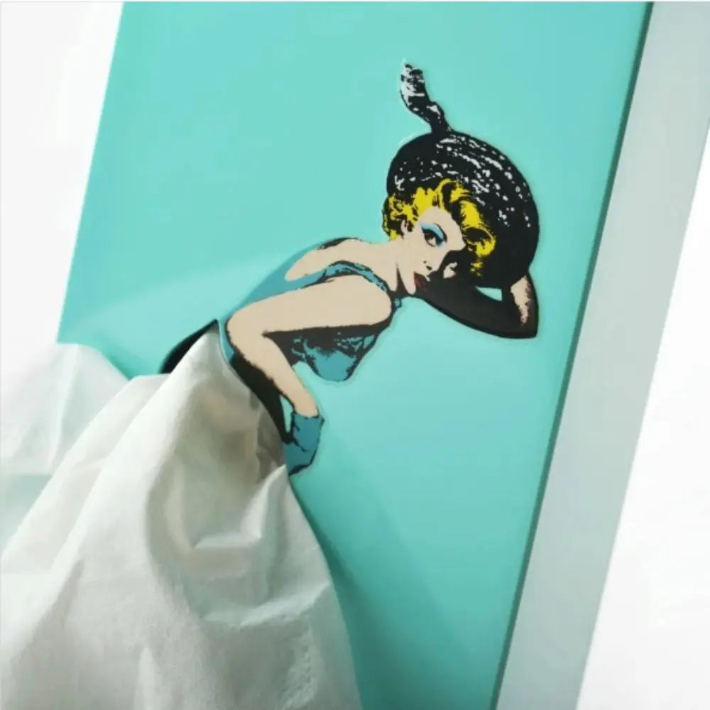 Retro Woman Tissue Box | Stornfield
