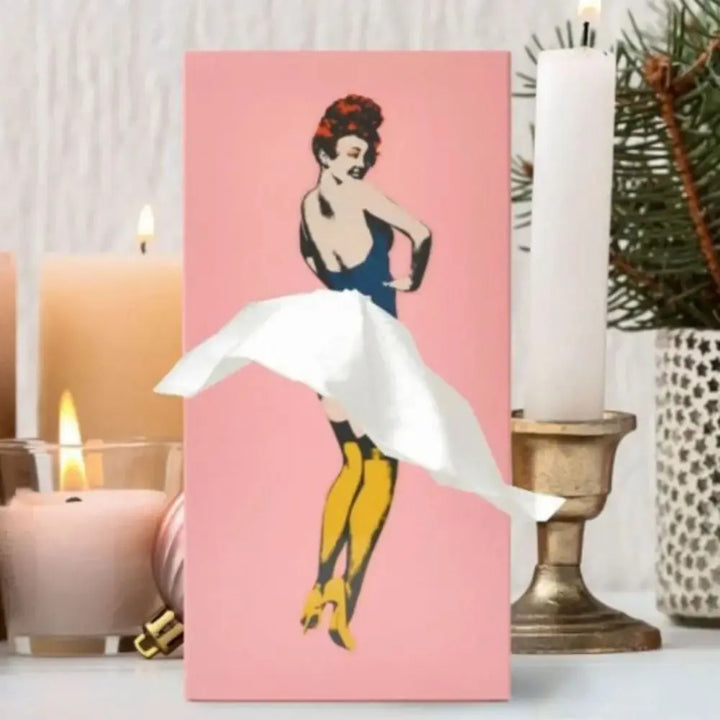 Retro Women Tissue Box | Stornfield