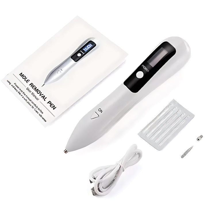 DermaGlow | Mole Removal Pen – Non-Invasive Plasma – Cordless & Rechargeable – At-Home Skin Tag & Freckle Treatment Stornfield