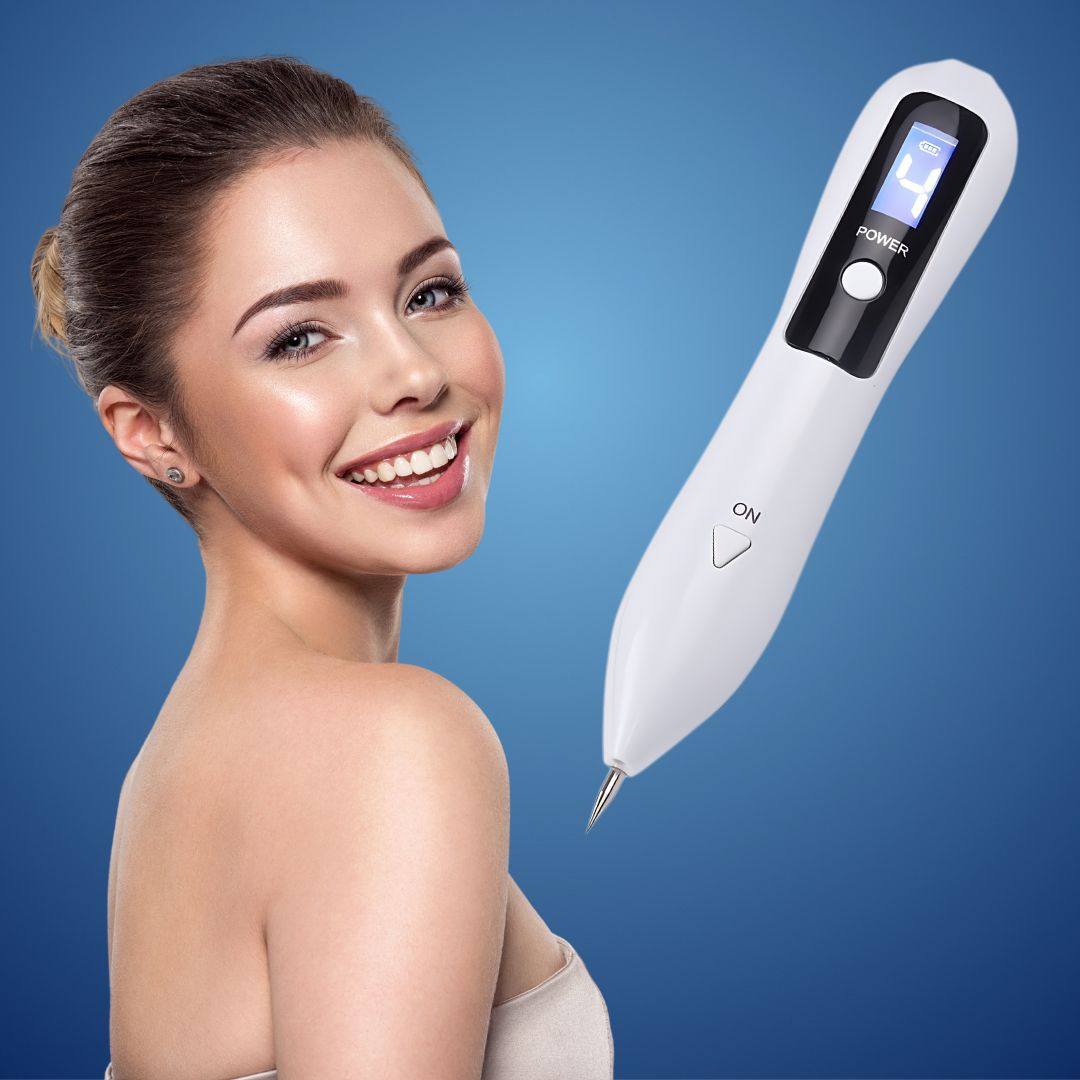 DermaGlow | Mole Removal Pen – Non-Invasive Plasma – Cordless & Rechargeable – At-Home Skin Tag & Freckle Treatment Stornfield