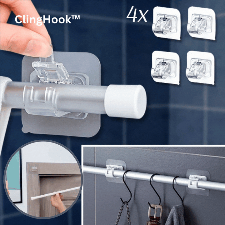 Clip-On Anti-Slip Wall Storage Hook | Stornfield