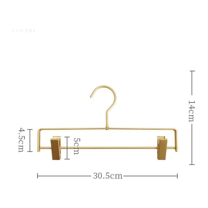 Clip Ease - Elegant Matte Trouser Hangers (1+4 Pieces) | Stornfield