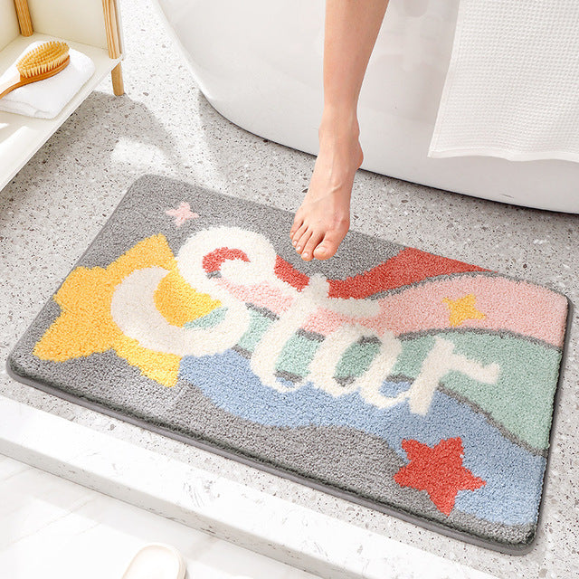 Colorful and Soft Mats – Non-Slip Bath Mats for Bathroom and Entrance Area | Stornfield