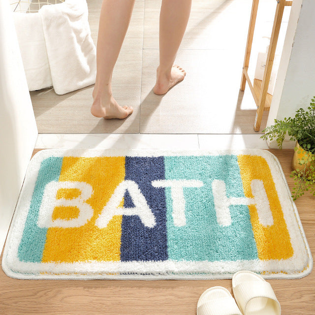 Colorful and Soft Mats – Non-Slip Bath Mats for Bathroom and Entrance Area | Stornfield