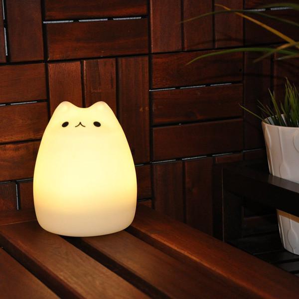 Color Change Cat Night Light | Stornfield