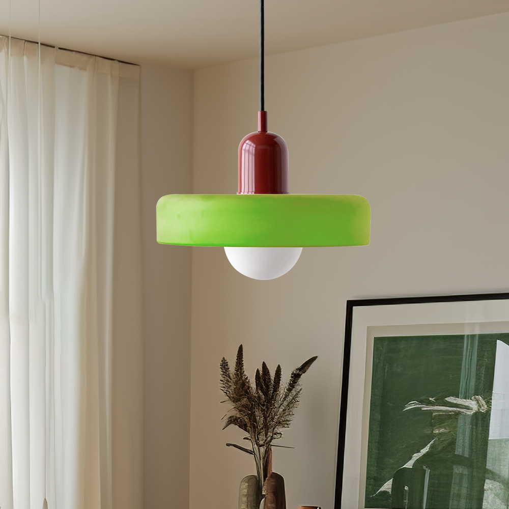 Bauhaus Colorful Glass Pendant Lamp - Modern Design Lamp for Living Room and Dining Room | Stornfield