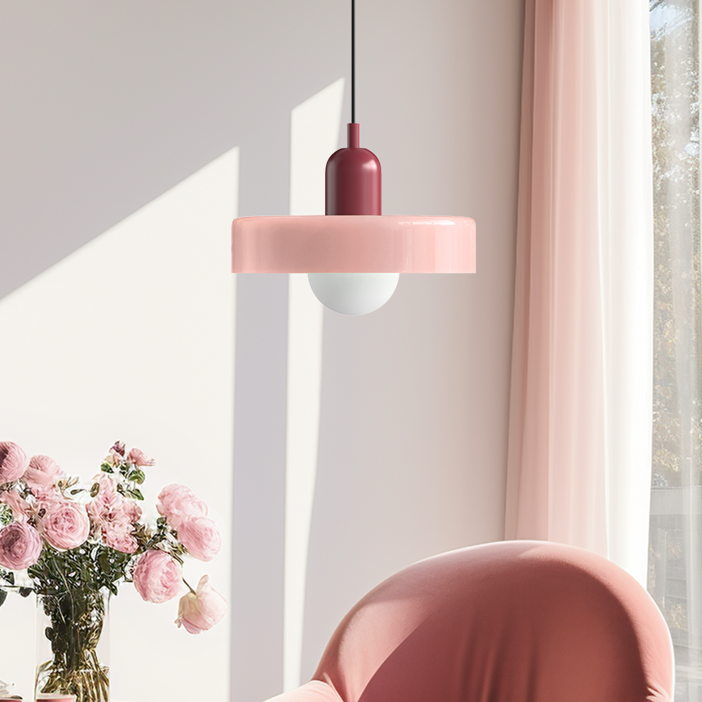 Bauhaus Colorful Glass Pendant Lamp - Modern Design Lamp for Living Room and Dining Room | Stornfield