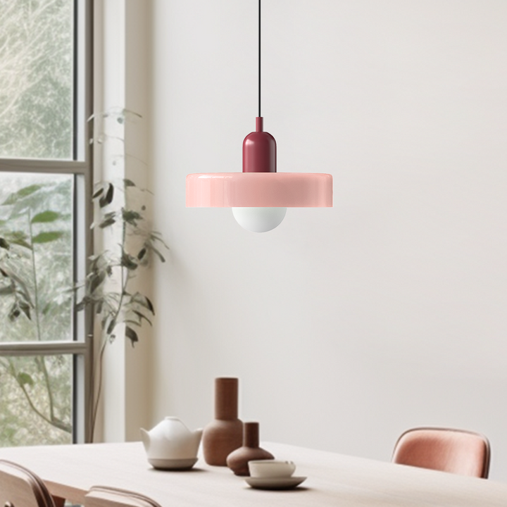 Bauhaus Colorful Glass Pendant Lamp - Modern Design Lamp for Living Room and Dining Room | Stornfield