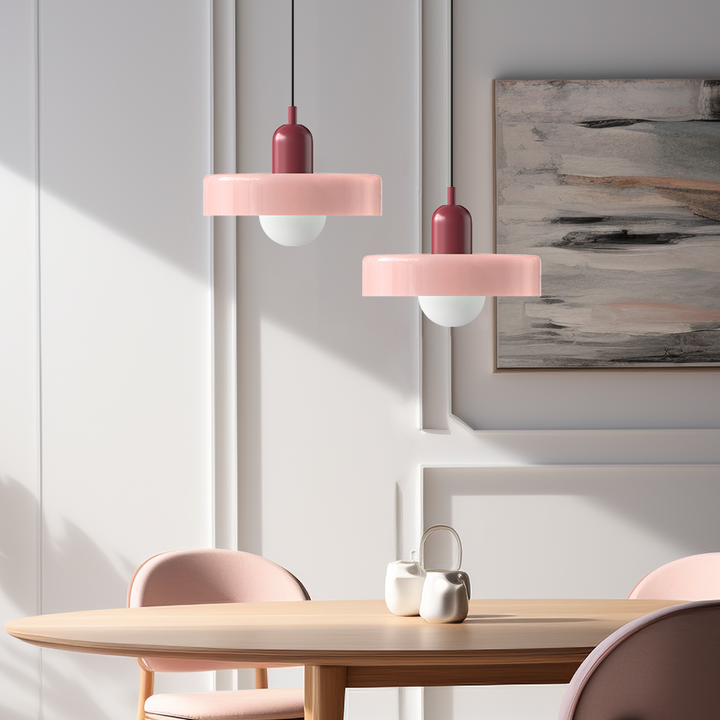 Bauhaus Colorful Glass Pendant Lamp - Modern Design Lamp for Living Room and Dining Room | Stornfield