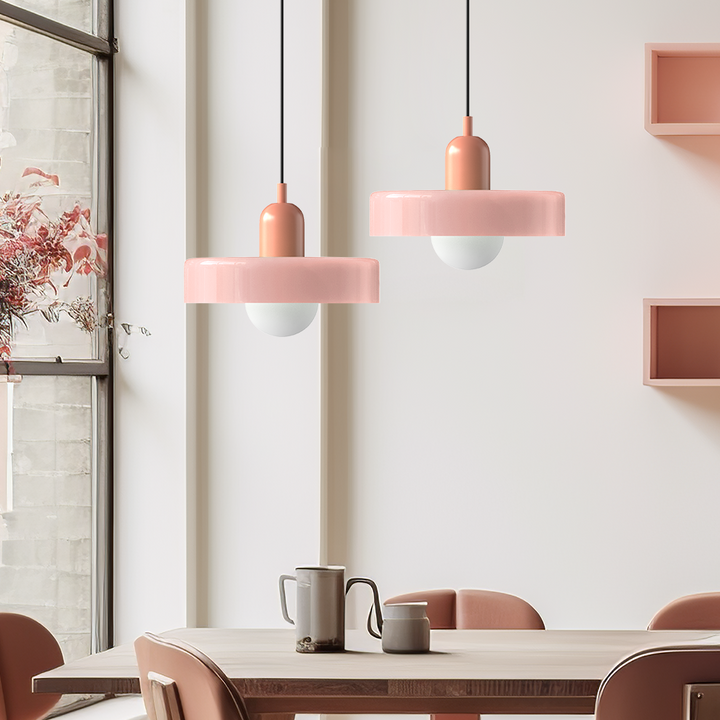 Bauhaus Colorful Glass Pendant Lamp - Modern Design Lamp for Living Room and Dining Room | Stornfield