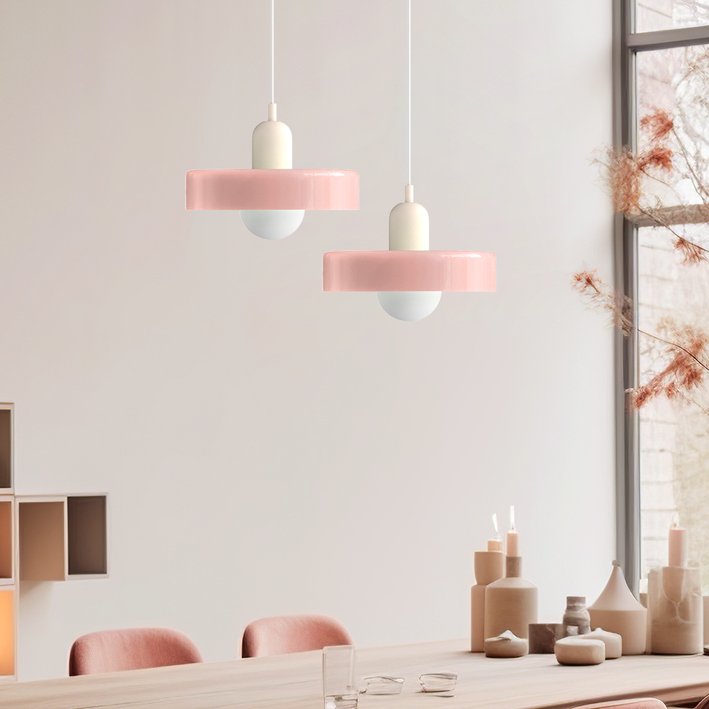 Bauhaus Colorful Glass Pendant Lamp - Modern Design Lamp for Living Room and Dining Room | Stornfield