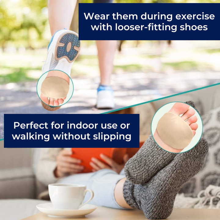 ComfortStep Morton’s Neuroma and Metatarsalgia Relief Pads | Gel Cushion and Metatarsal Support | Foot Pain Relief for Everyday Comfort Stornfield