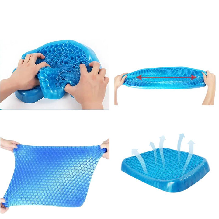 GelRelax Seat Cushion – Orthopedic Gel Cushion for Pressure Relief and Comfort | Stornfield