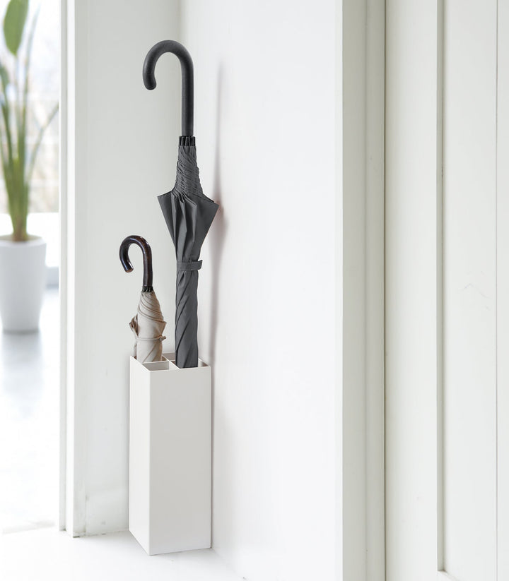 Stornfield | RainGuard Compact Steel Umbrella Stand | Modern Design | Space Saving | Integrated Drip Tray