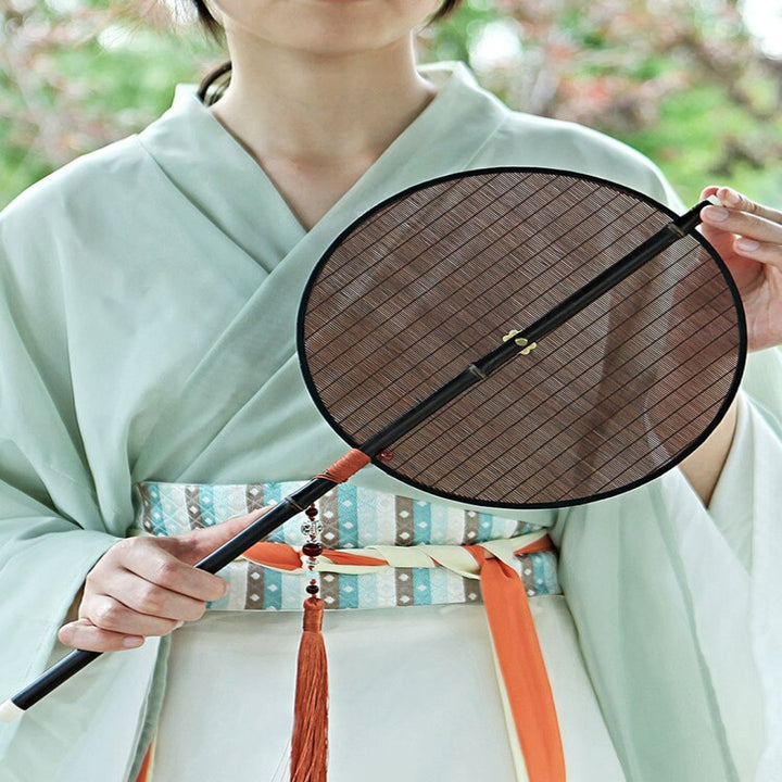 Foldable Bamboo Silk Hand Fan | Stornfield
