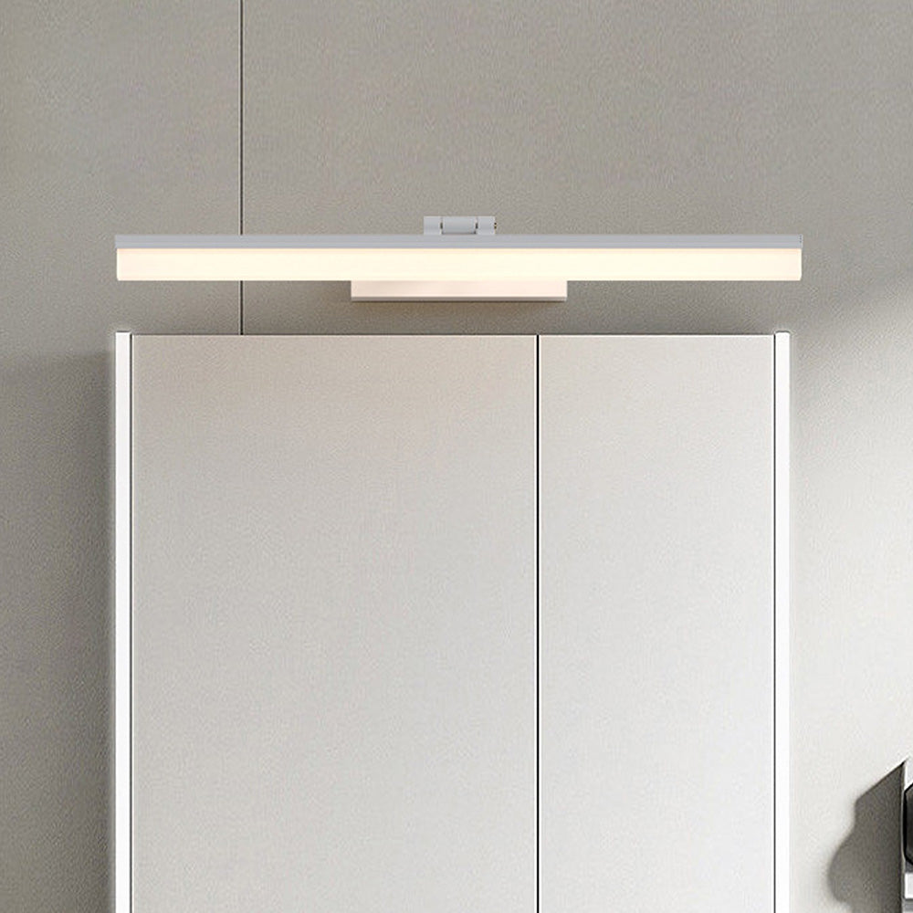 Contemporary Black LED Mirror Bathroom Vanity Light | Stornfield