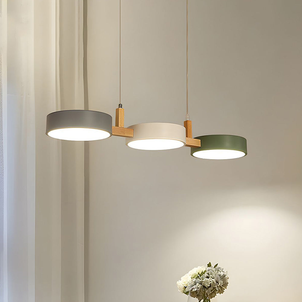 Nordic Multi-Light Cylinder Pendant Ceiling Light for Dining Room | Stornfield