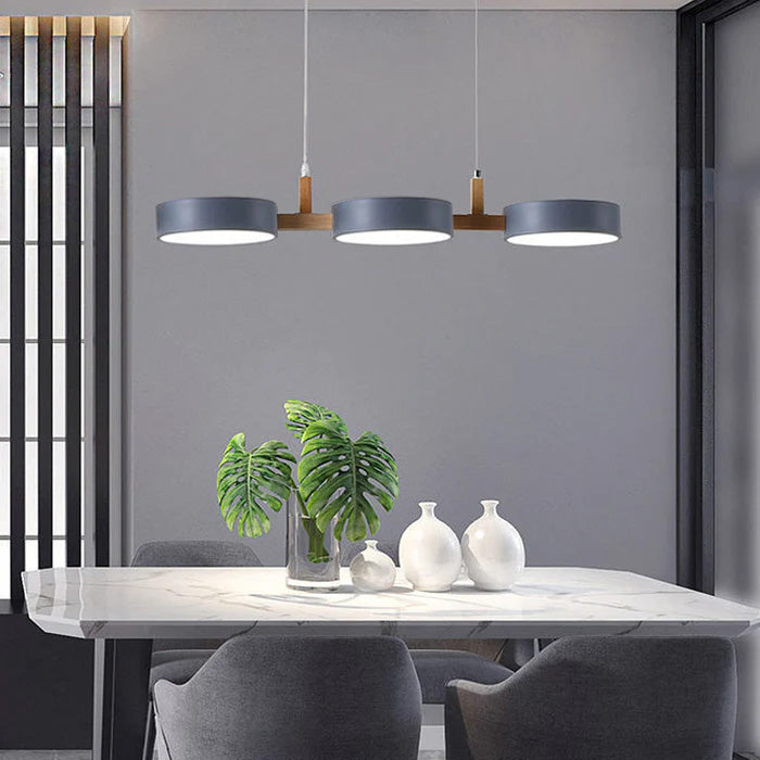 Nordic Multi-Light Cylinder Pendant Ceiling Light for Dining Room | Stornfield