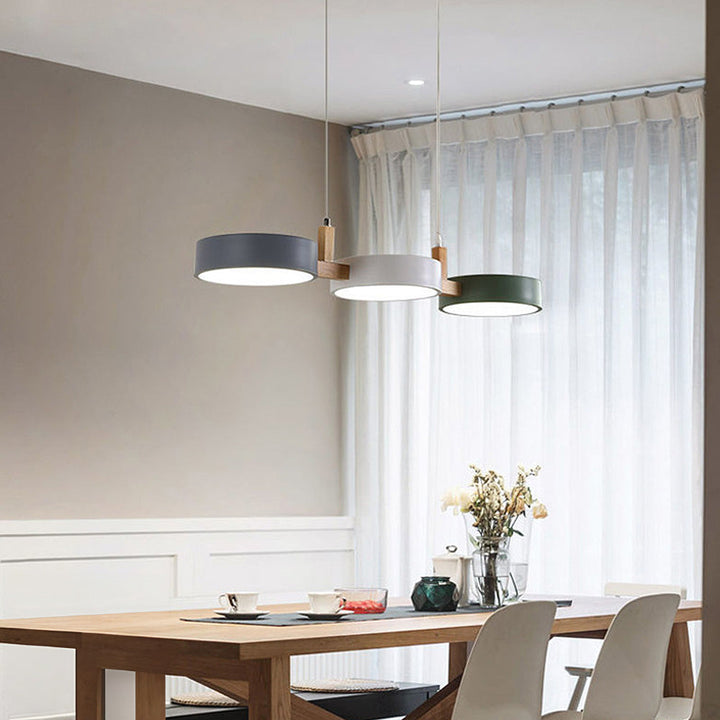 Nordic Multi-Light Cylinder Pendant Ceiling Light for Dining Room | Stornfield