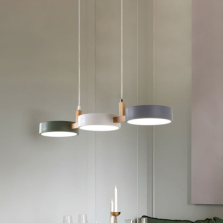 Nordic Multi-Light Cylinder Pendant Ceiling Light for Dining Room | Stornfield
