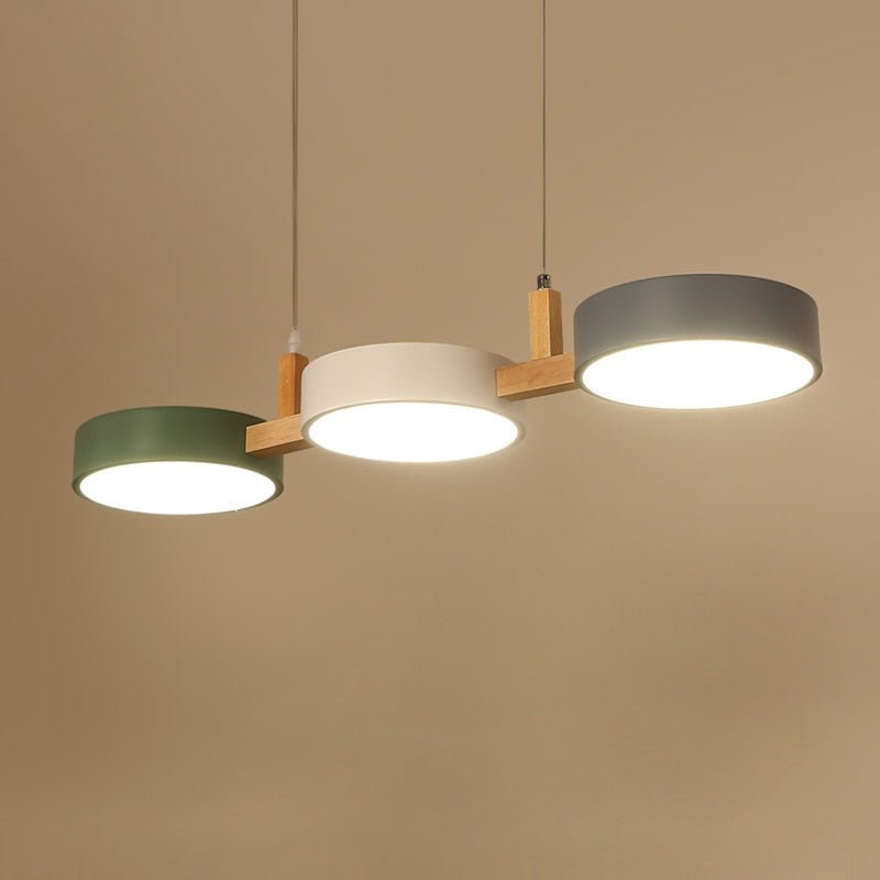 Nordic Multi-Light Cylinder Pendant Ceiling Light for Dining Room | Stornfield