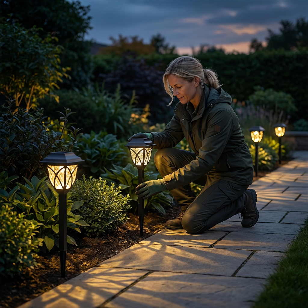 LumaPath Solar Light for Garden Paths | Stornfield