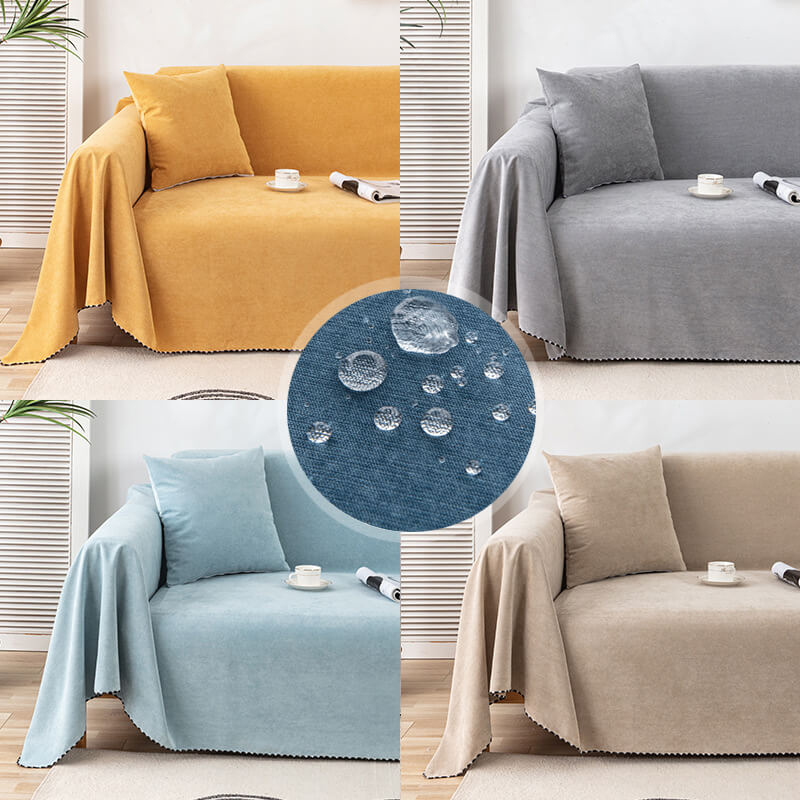 Water-repellent Couchora furniture cover – Robust cord blanket for sofa and chair | Stornfield