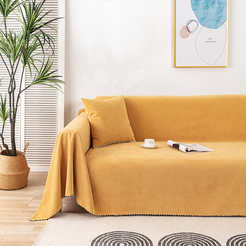 Water-repellent Couchora furniture cover – Robust cord blanket for sofa and chair | Stornfield