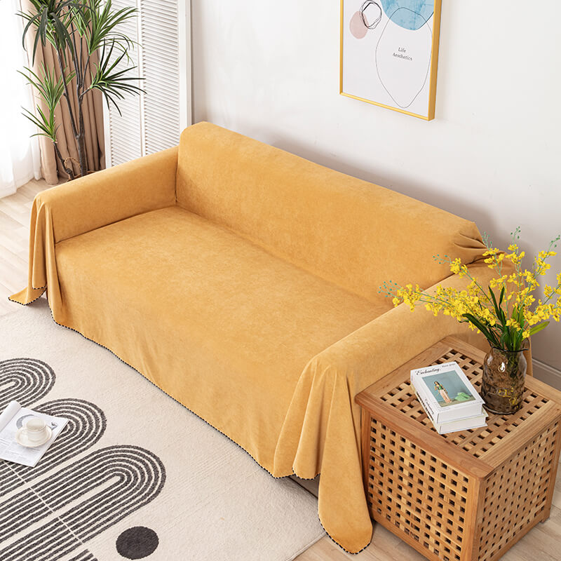 Water-repellent Couchora furniture cover – Robust cord blanket for sofa and chair | Stornfield