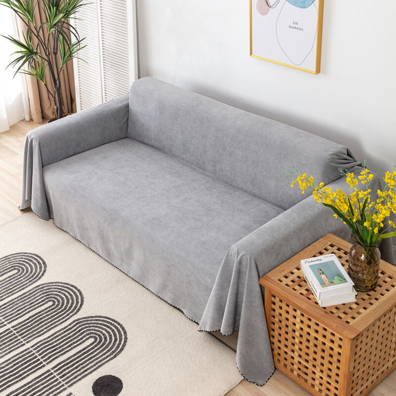 Water-repellent Couchora furniture cover – Robust cord blanket for sofa and chair | Stornfield