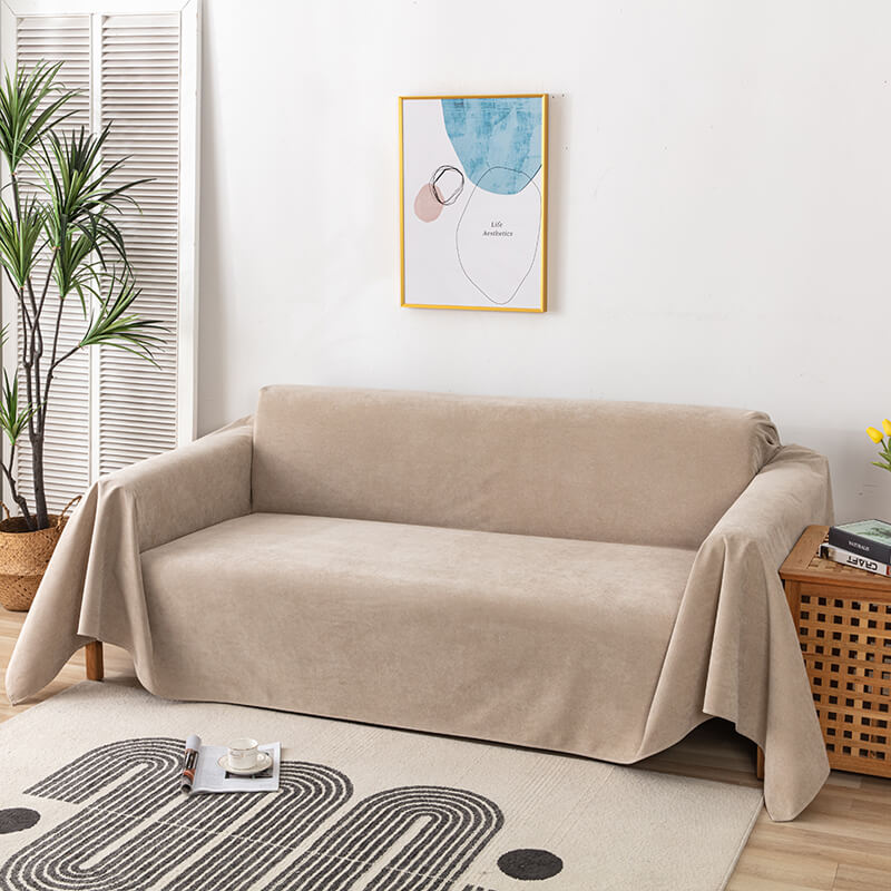 Water-repellent Couchora furniture cover – Robust cord blanket for sofa and chair | Stornfield
