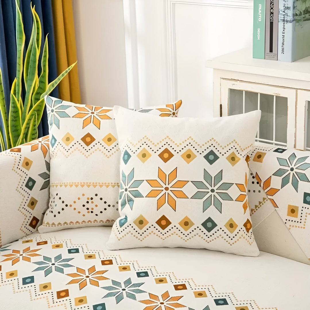 Boho Style Sofa Cover – Elastic & UsaStornfielde Year-Round | Protects and Gives a New Look | Stornfield