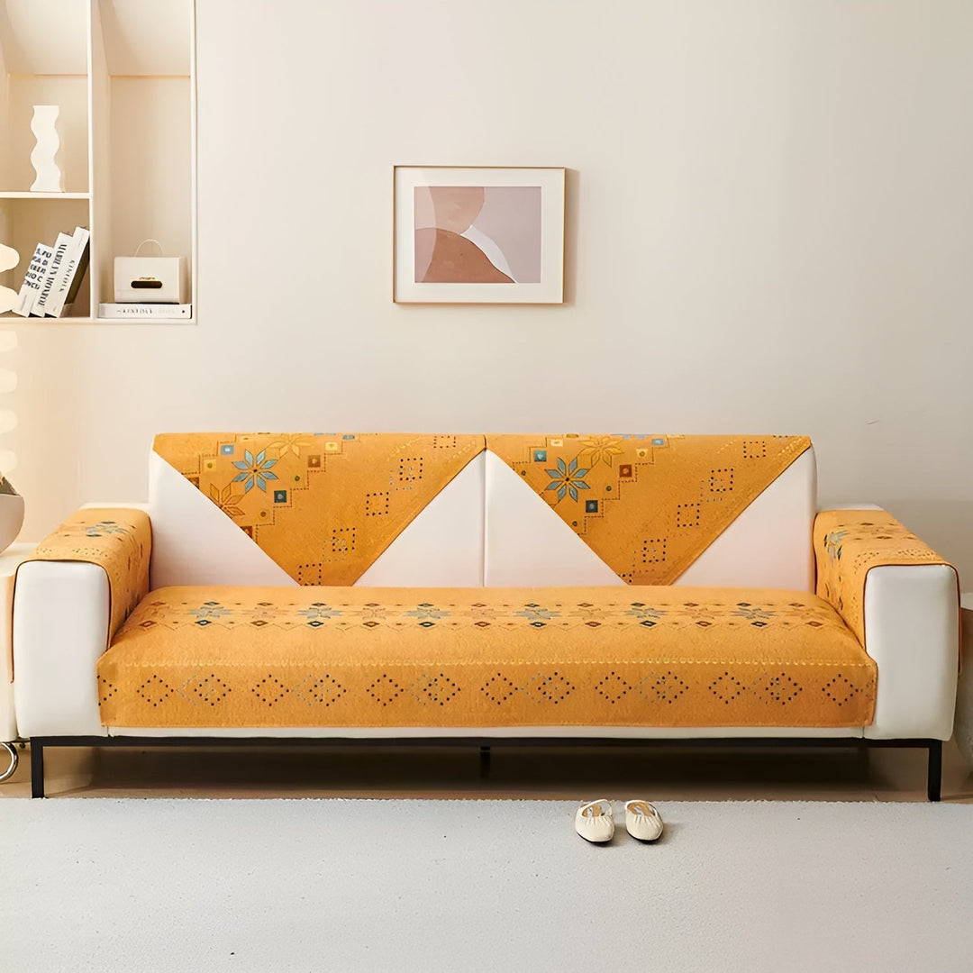 Boho Style Sofa Cover – Elastic & UsaStornfielde Year-Round | Protects and Gives a New Look | Stornfield