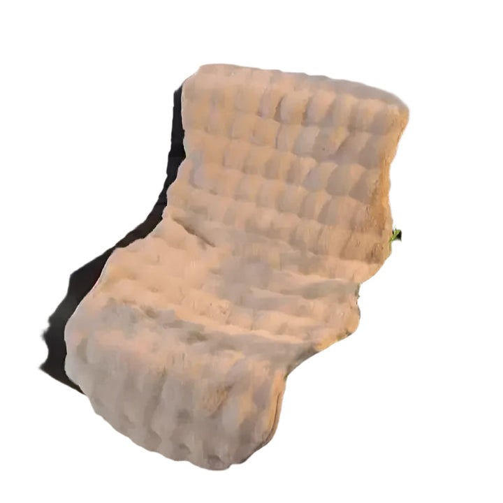 Ultra-soft plush throw with non-slip Stornfield backing