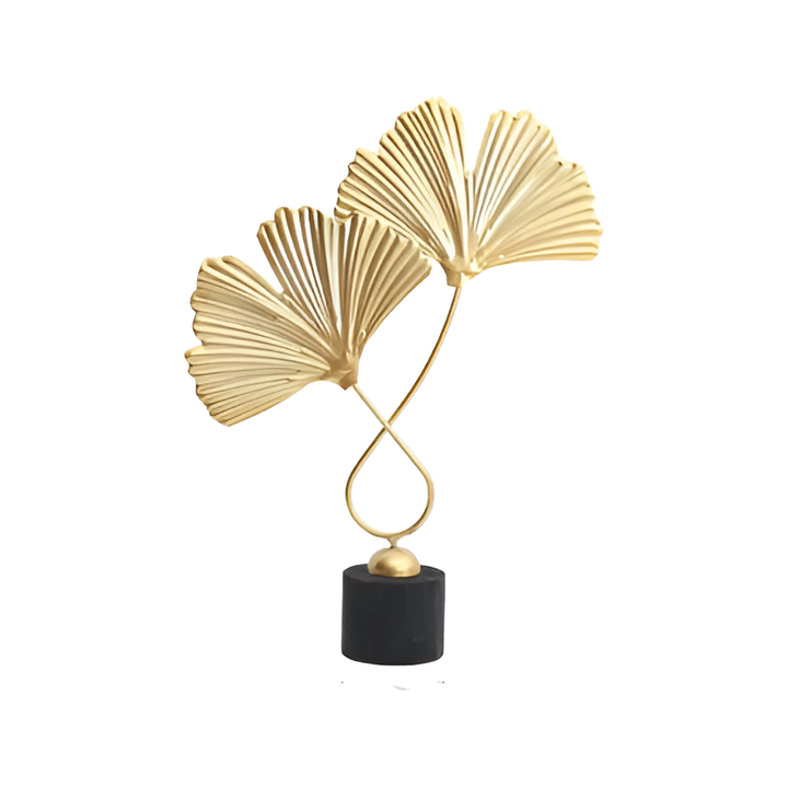 Minimalist ginkgo leaf sculpture for elegant natural charm Stornfield