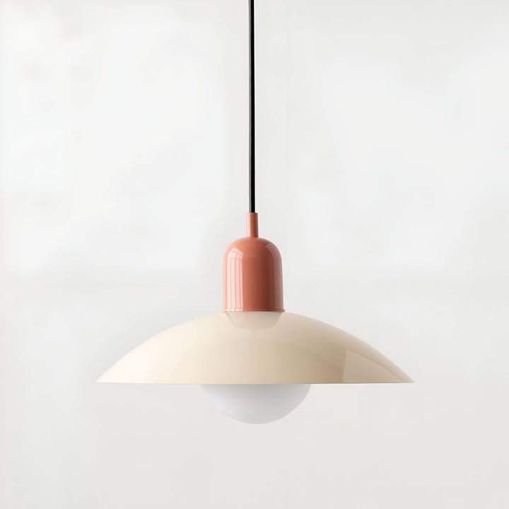 Stornfield | Modern Macaron Bauhaus Pendant Light – Iron Shade