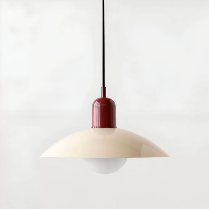 Stornfield | Modern Macaron Bauhaus Pendant Light – Iron Shade