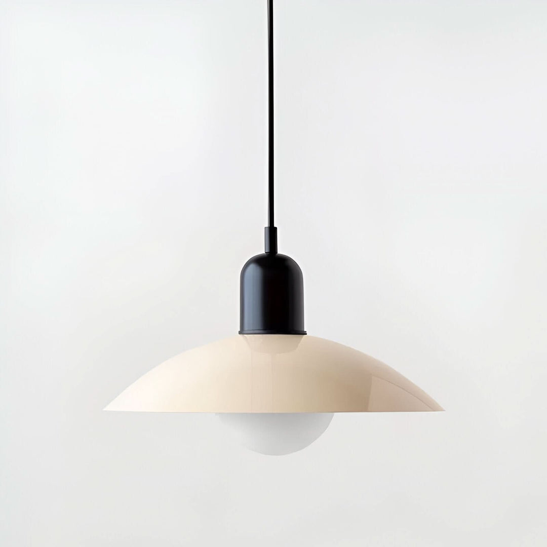 Stornfield | Modern Macaron Bauhaus Pendant Light – Iron Shade